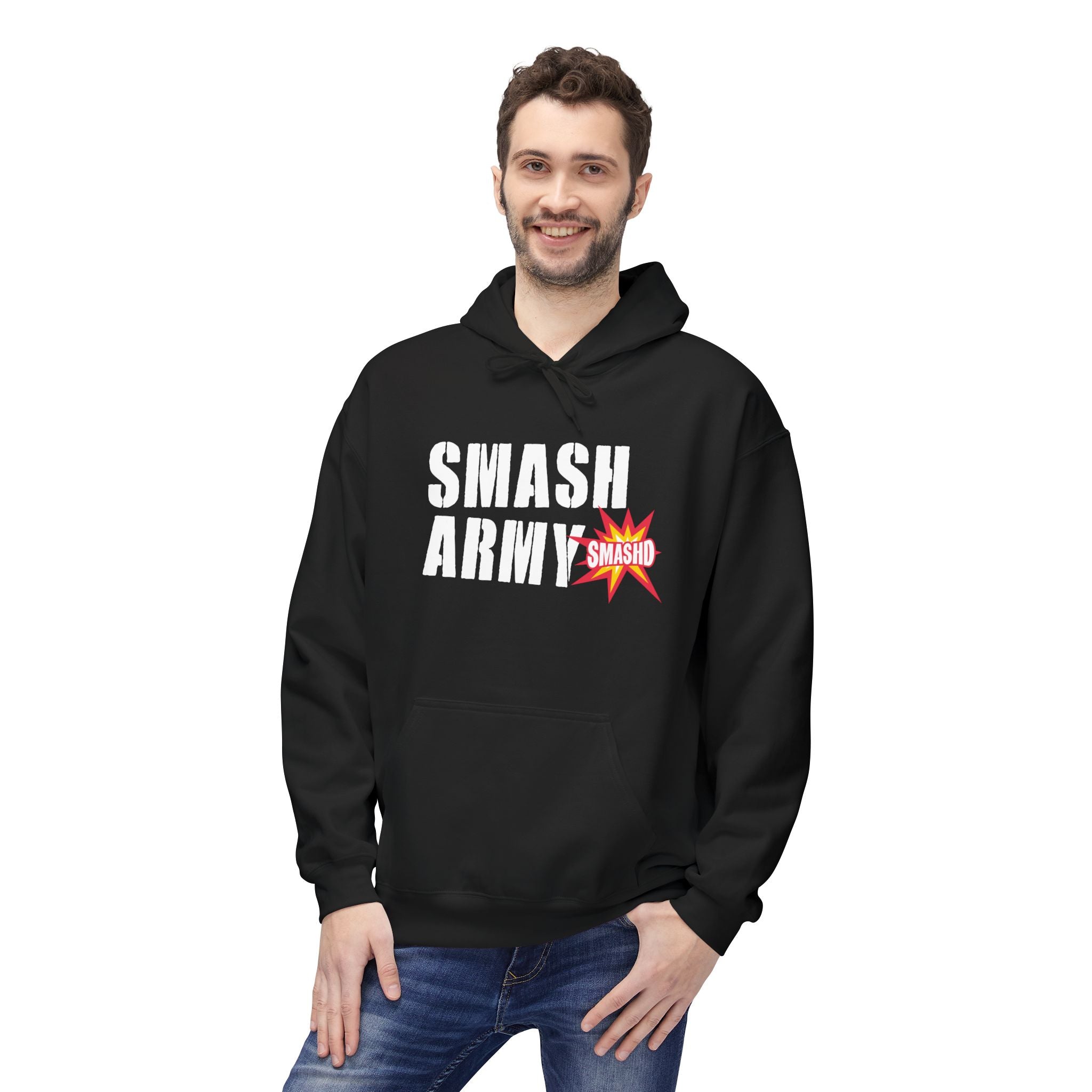 SMASH ARMY Front Hoodie